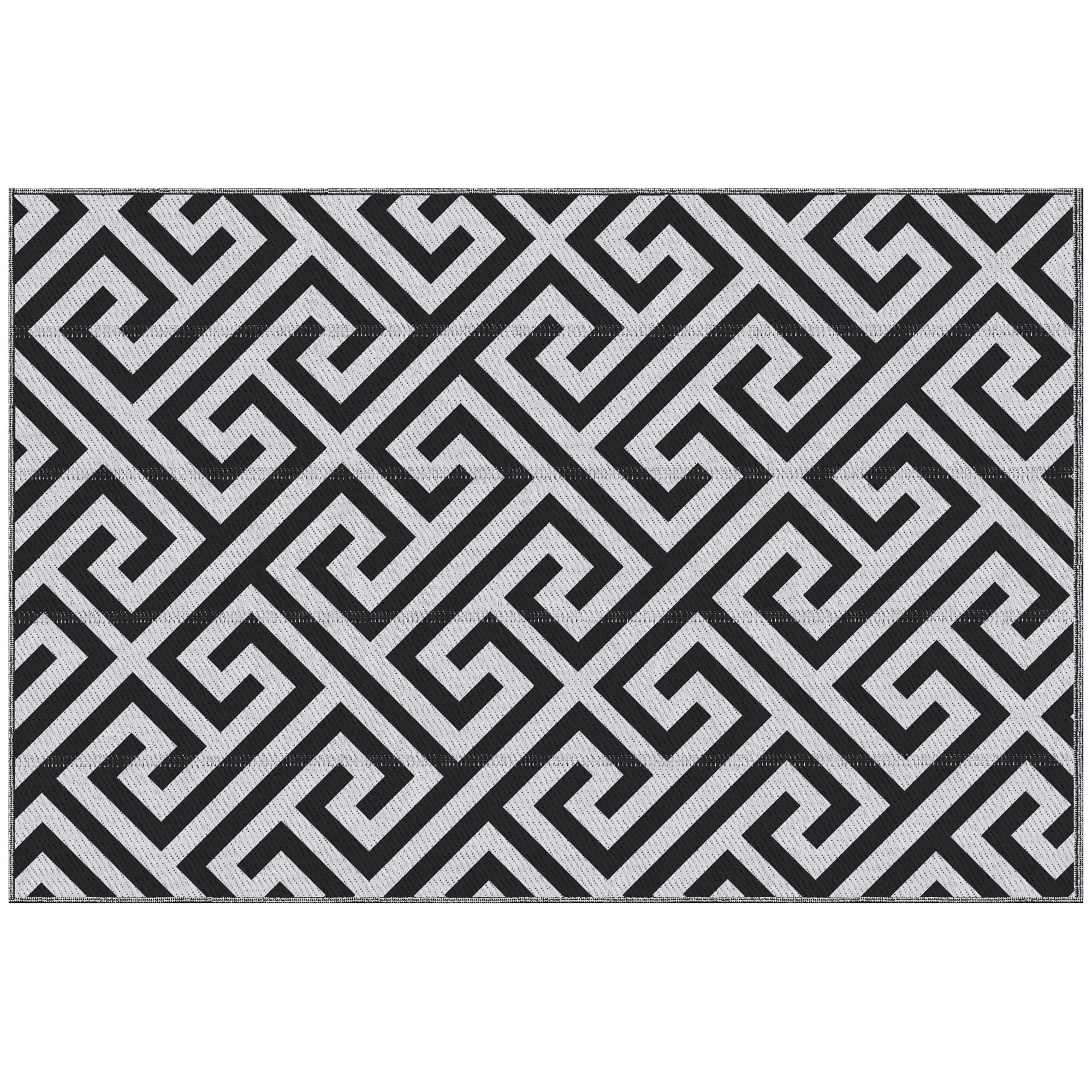 121 x 182 cm4x6ft Outdoor Rug Reversible Mat Plastic Straw Rug Portable RV Camping Mat for Garden Deck Picnic Indoor