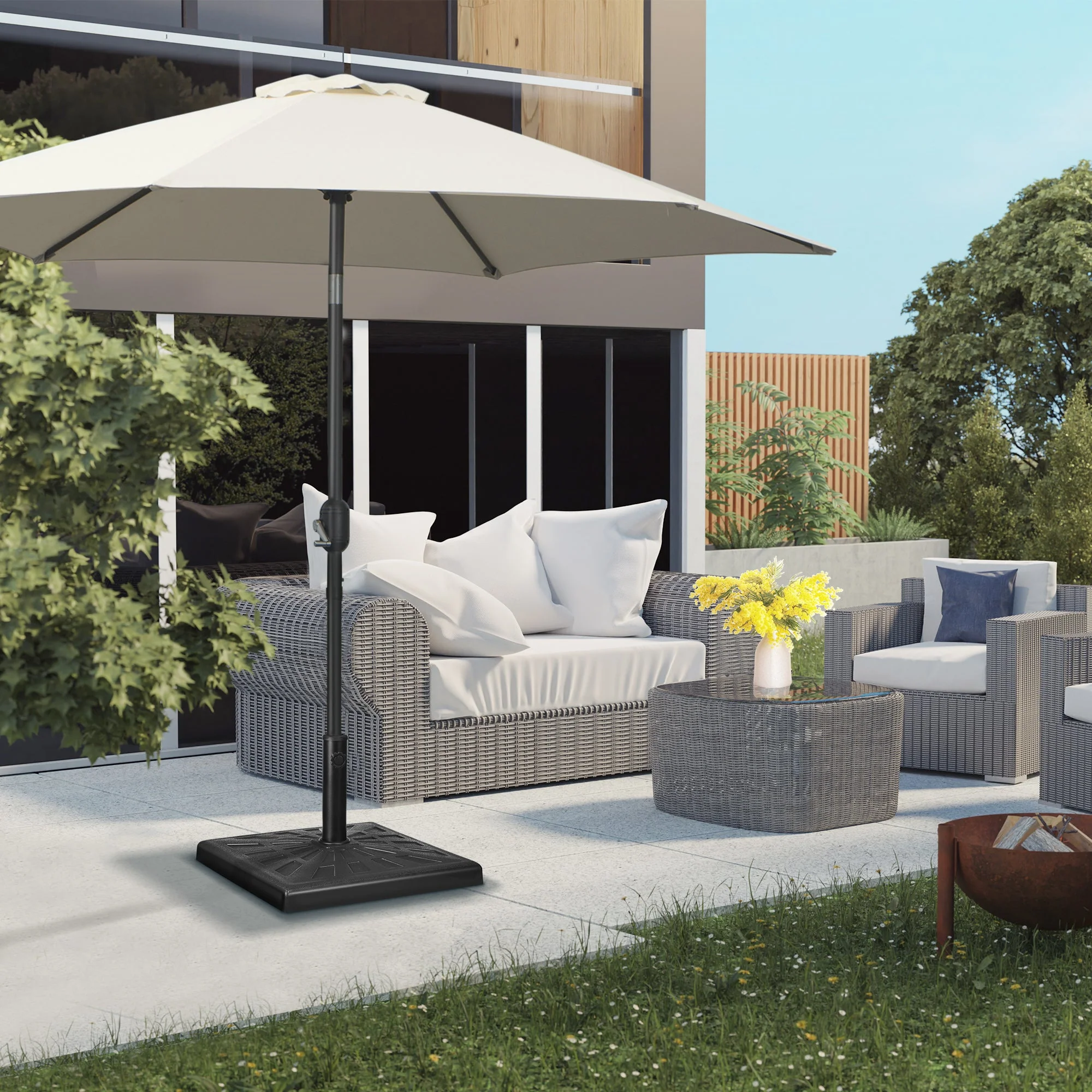 19kg Resin Garden Parasol Base Holder - Image 5