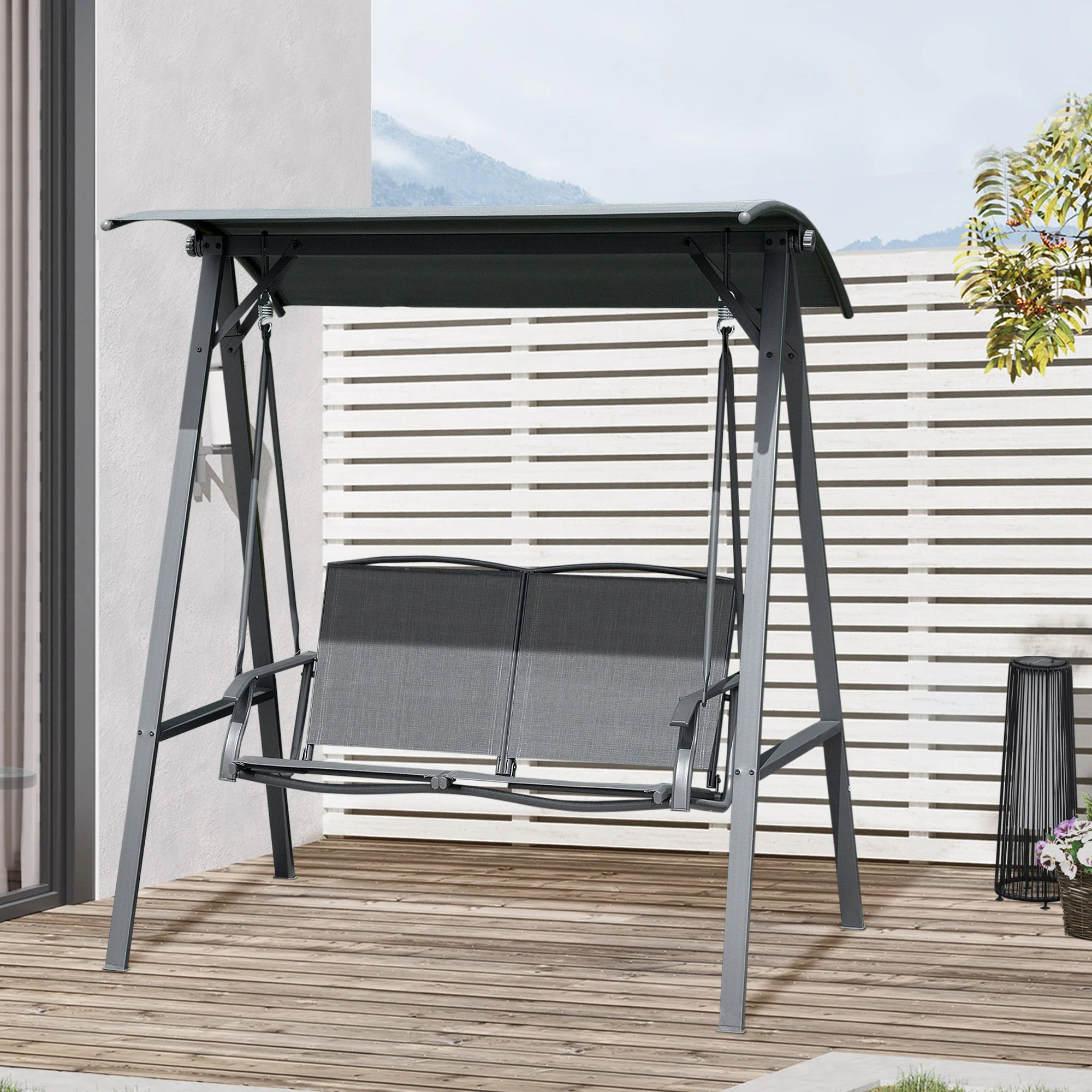 2 Seater Garden Swing Chair
