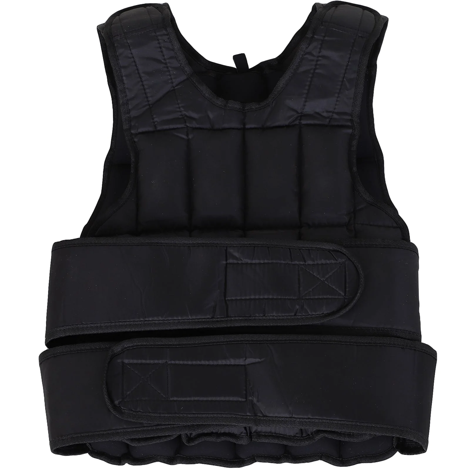 20kg Adjustable Metal Sand Weight Vest Black - Image 8