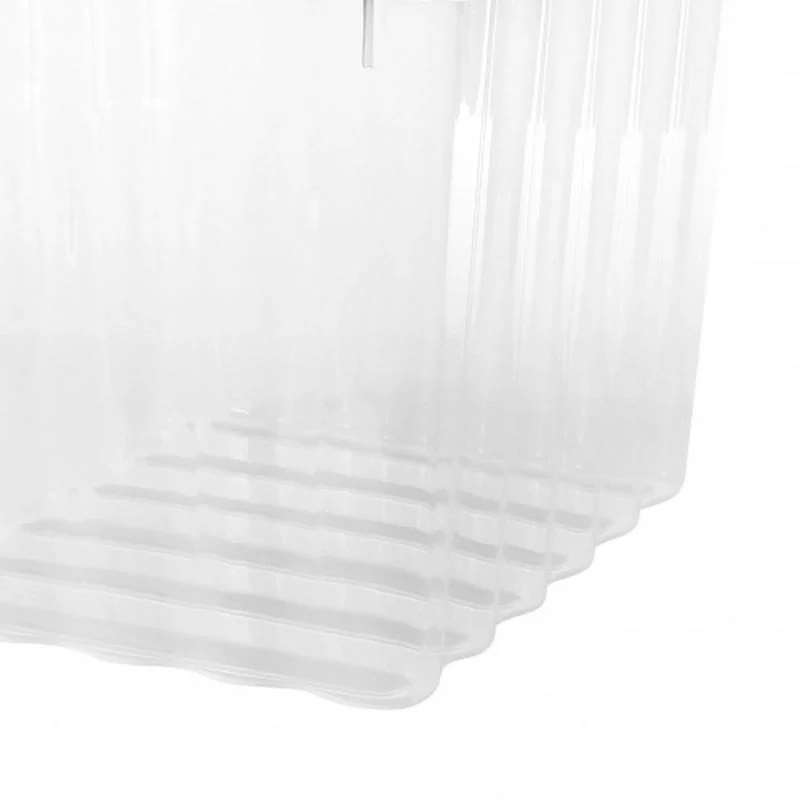 24 x Plastic Storage Boxes 110 Litres Extra Large - Clear & Black Supa Nova by Strata - Image 5