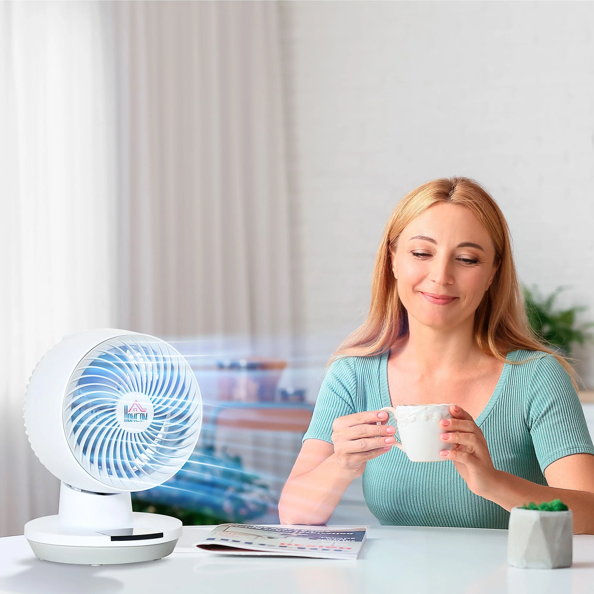 28cm Electric Table Desk Fan with 3 Speed - Image 2