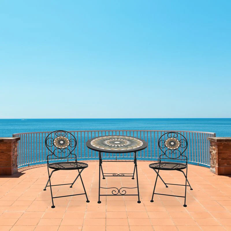 Marrakech Garden Bistro Set by Croft - 2 Seats