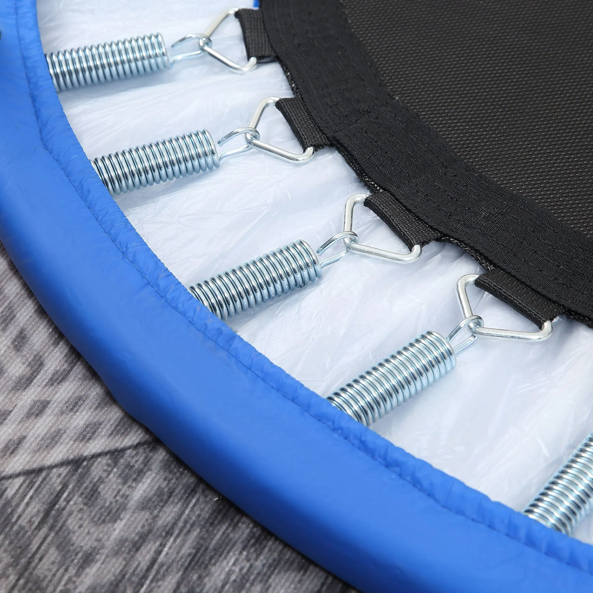 96cm Mini Fitness Trampoline Home Gym Yoga Exercise Rebounder Indoor Outdoor Jumper w/ Safety Pad - Image 6