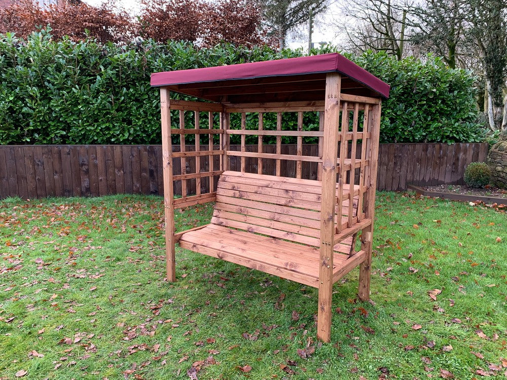Bramham Garden Arbour by Charles Taylor - 3 Seats Grey Cushions - Image 18