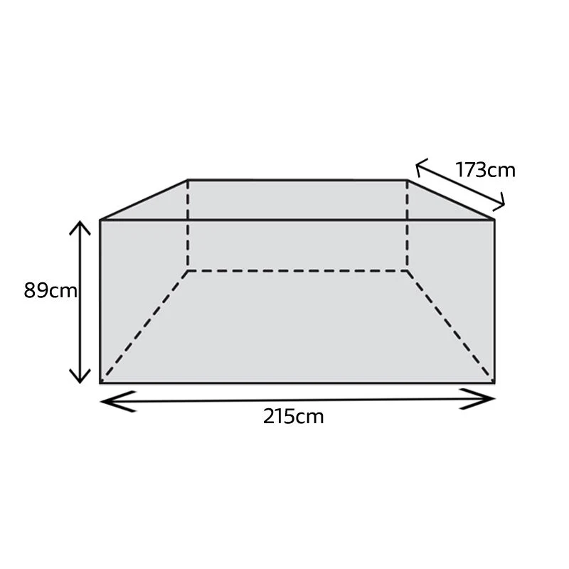 Croft 4 Seater Garden Furniture Cover - Image 2