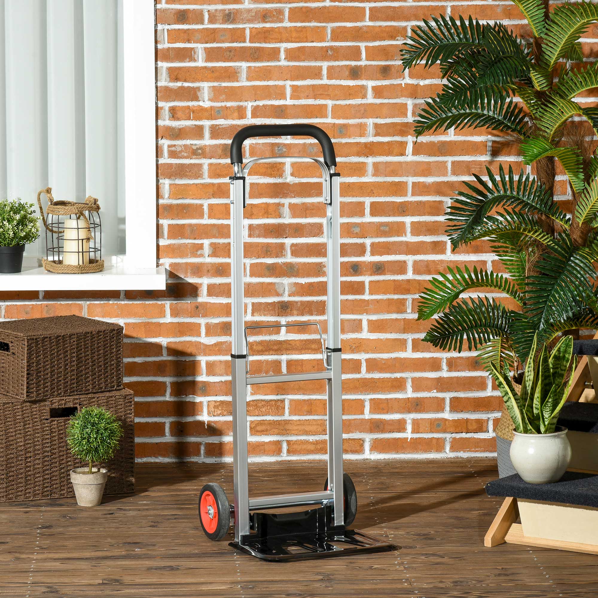 DURHAND Folding Sack Truck with Telescoping Handles - Image 2
