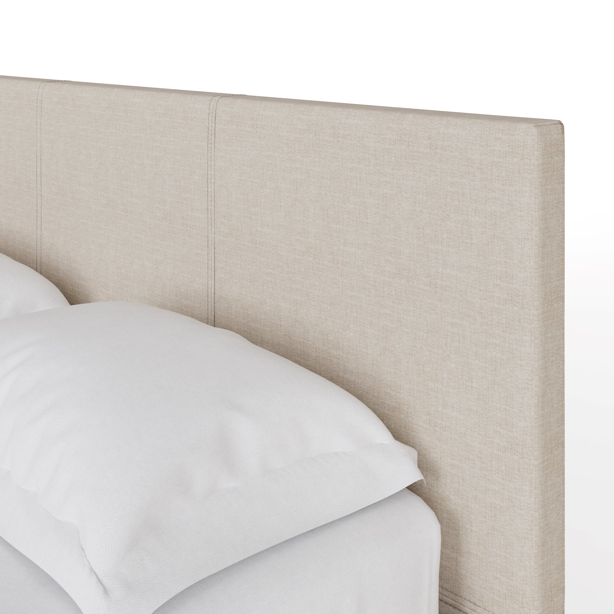 End Lift Double Ottoman Bed Metal & Wood Natural 5 x 7ft - Image 5