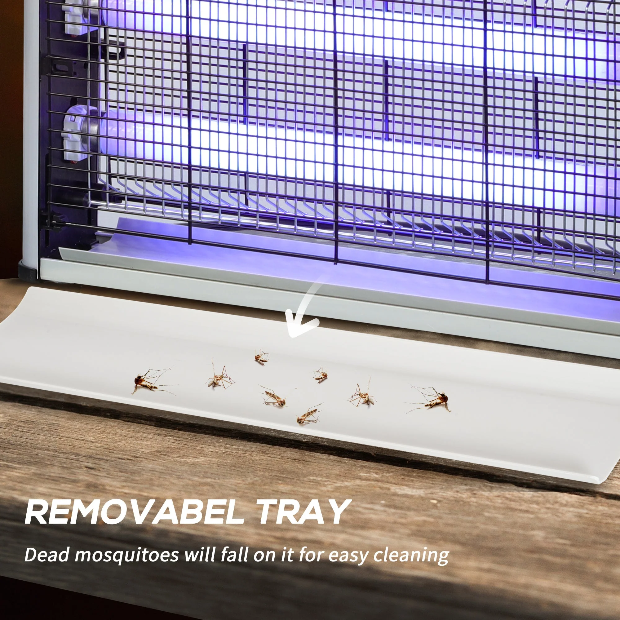 Free Standing Wall Hanging 20W Electric Fly Mosquito Killer Electric Fly Zapper - Image 5