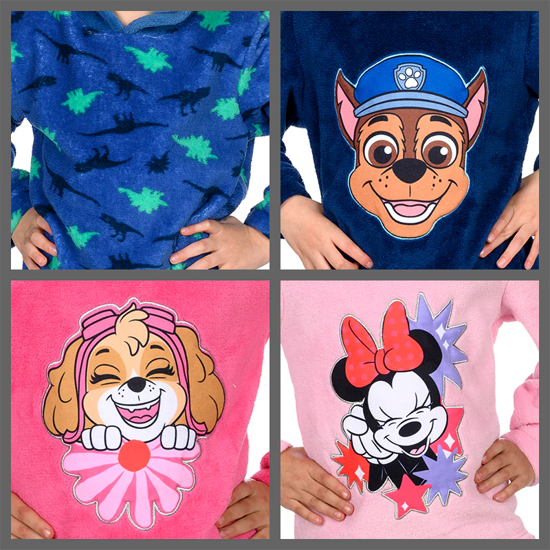 Kids Fleece Twosie Paw Patrol Chase Blue - Age 7-8 - Image 2