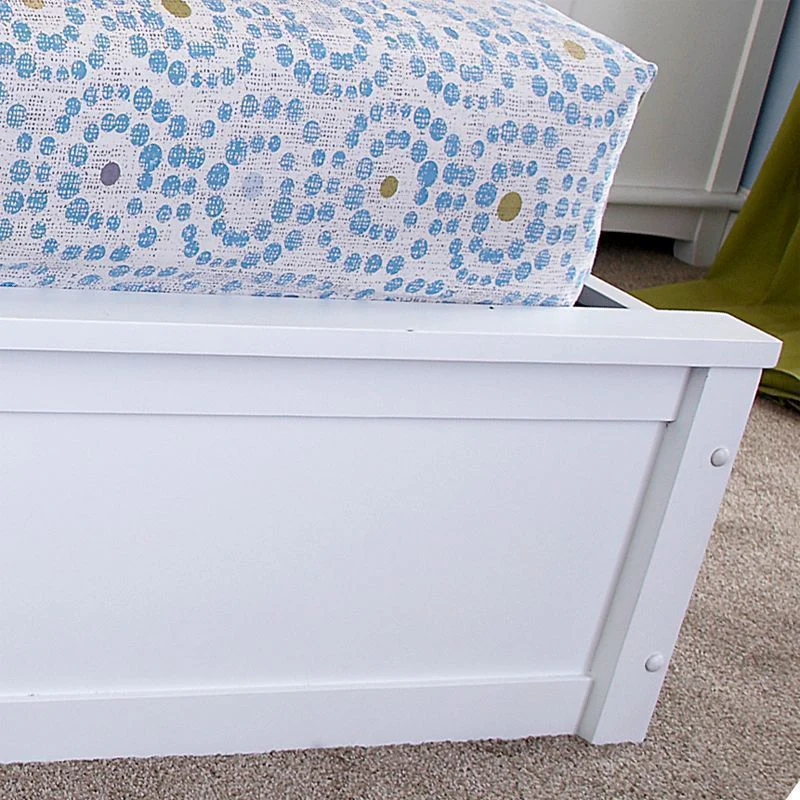 Madrid King Size Ottoman Bed White 5 x 7ft - Image 4