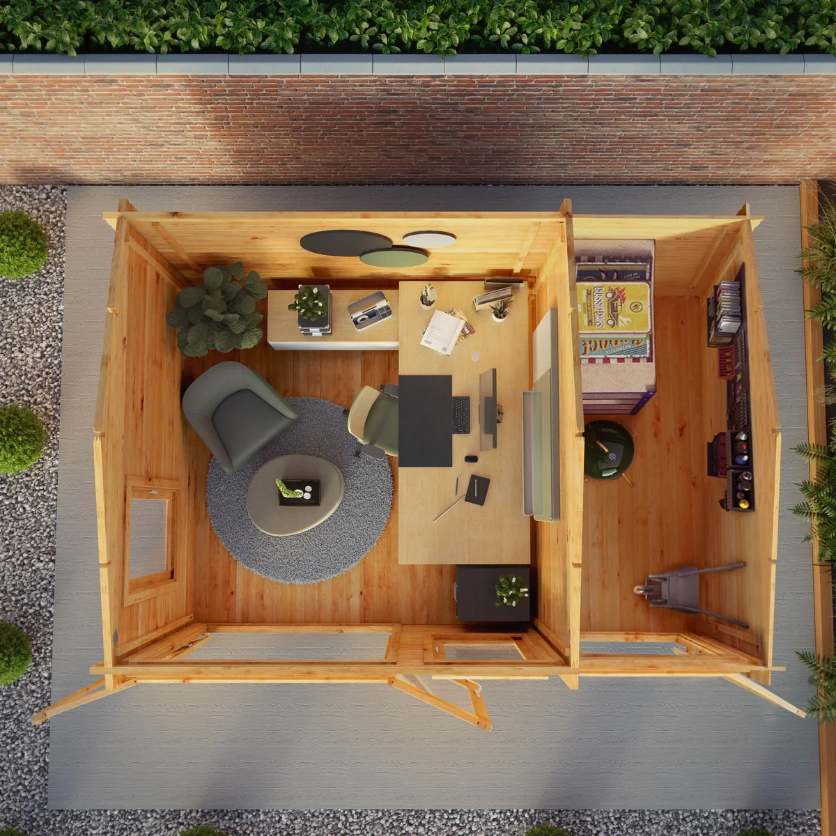 Mercia Elite 10' 3" x 13' 7" Pent Log Cabin - Premium 28mm Cladding Loglap - Image 6