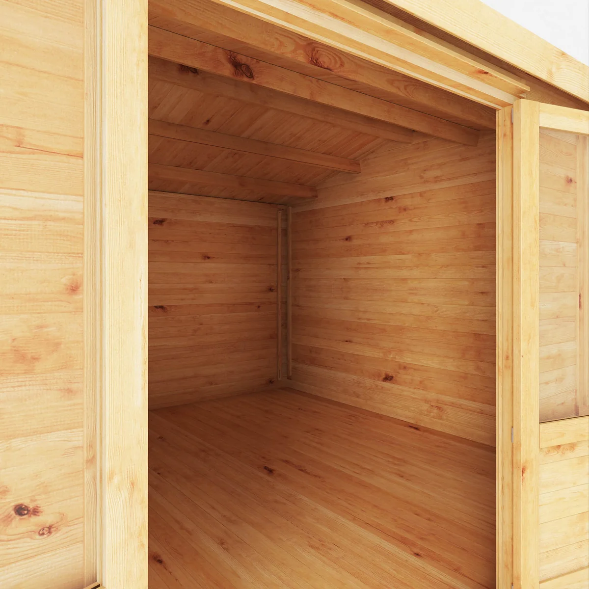 Mercia Elite 13' 7" x 16' 11" Apex Log Cabin - Premium 28mm Cladding Loglap - Image 3