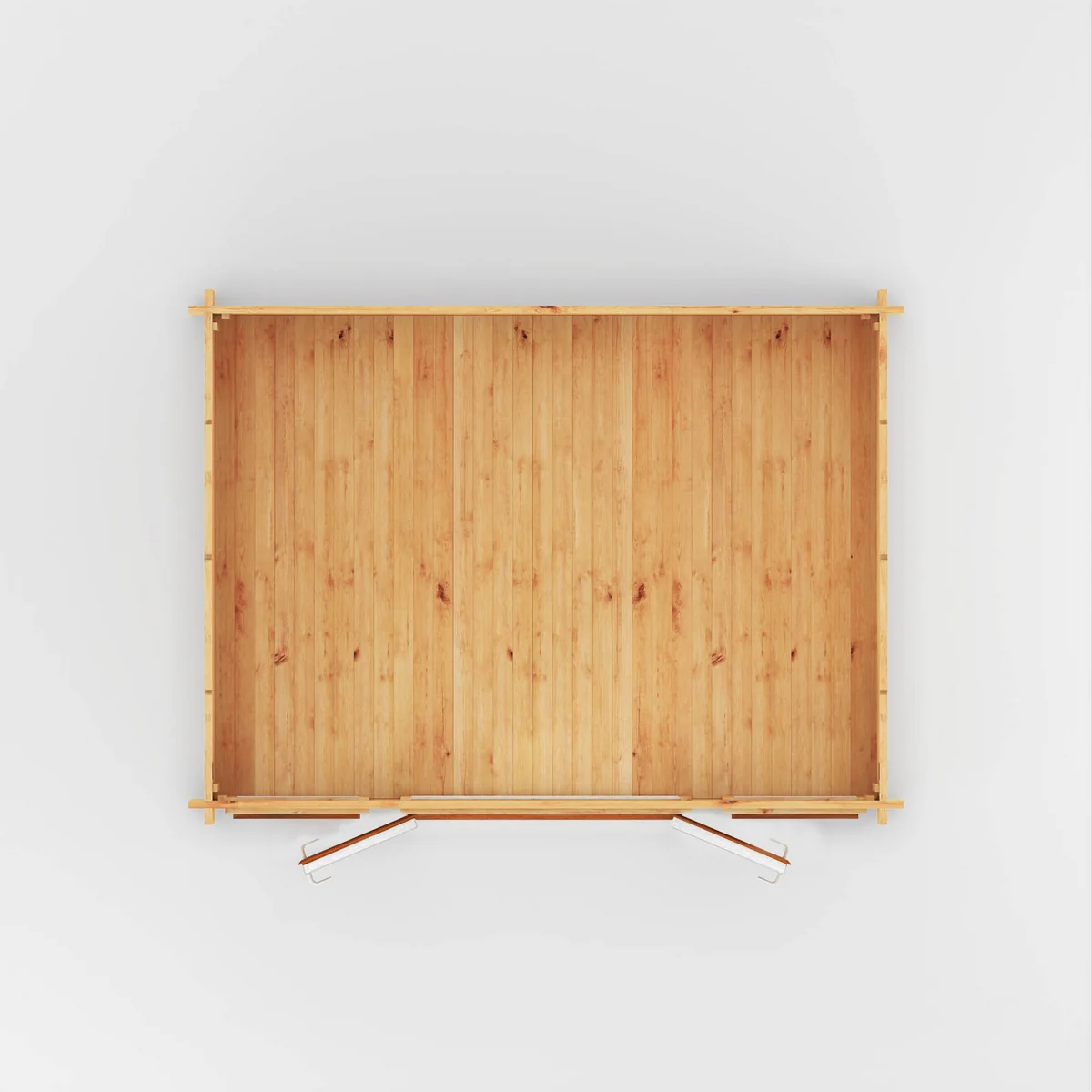 Mercia Studio 10' 3" x 13' 2" Apex Log Cabin - Premium 44mm Cladding Loglap - Brown UPVC - Image 9