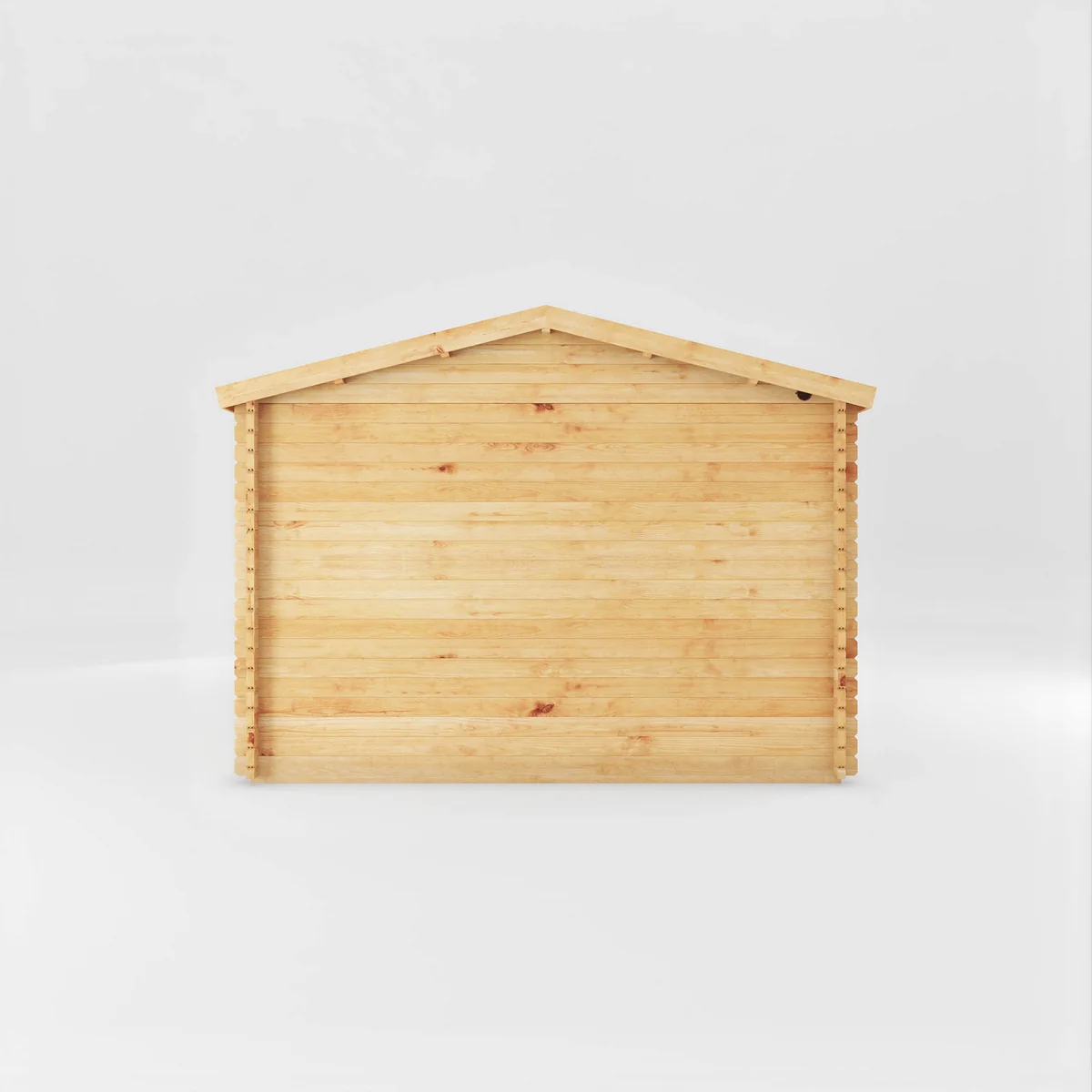 Mercia Studio 11' 11" x 14' 10" Apex Log Cabin - Premium 44mm Cladding Loglap - Brown UPVC - Image 4