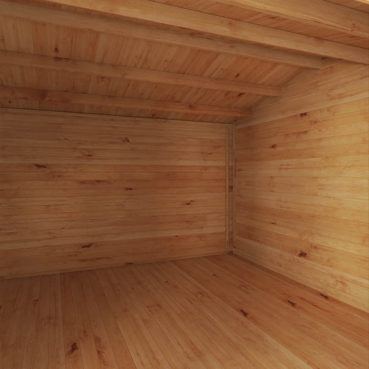 Mercia Studio 13' 7" x 20' 2" Apex Log Cabin - Premium 28mm Cladding Loglap - Image 5
