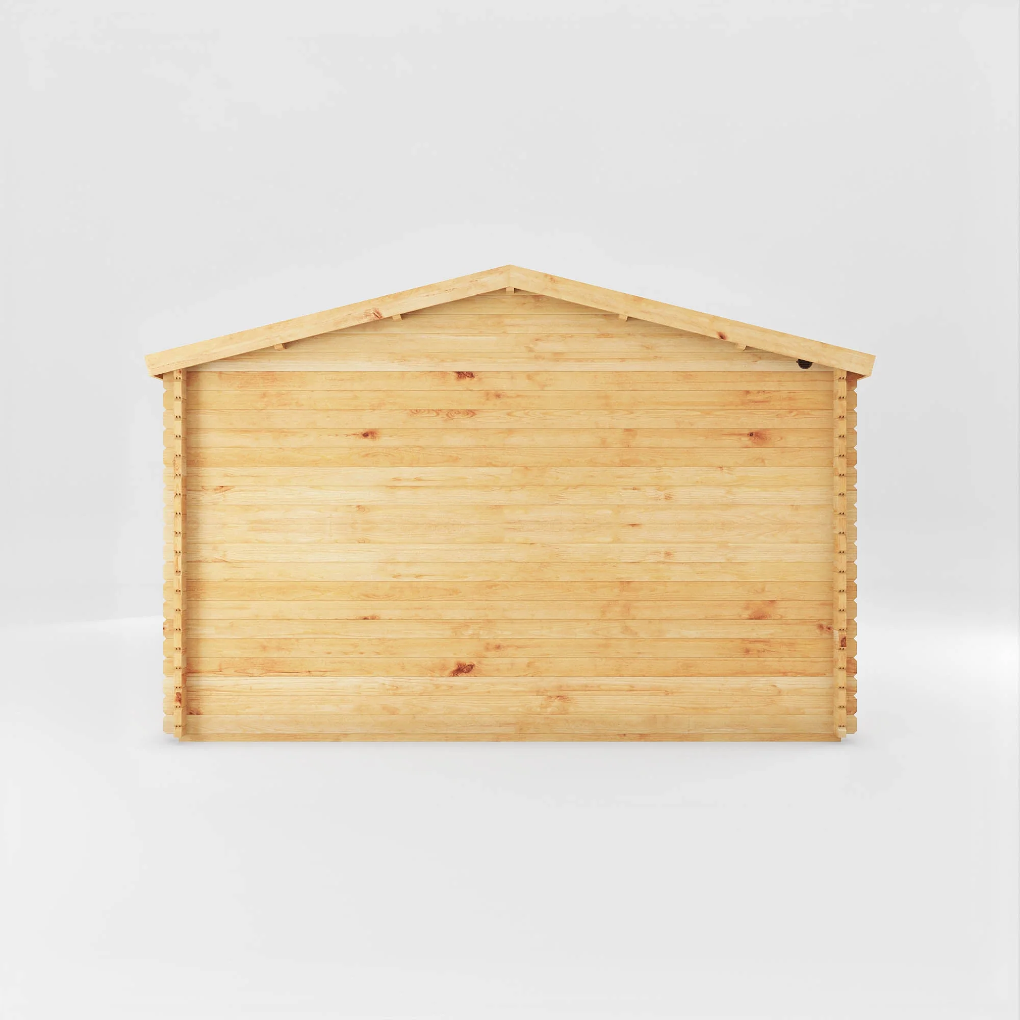Mercia Studio 13' 7" x 20' 2" Apex Log Cabin - Premium 44mm Cladding Loglap - White UPVC - Image 10