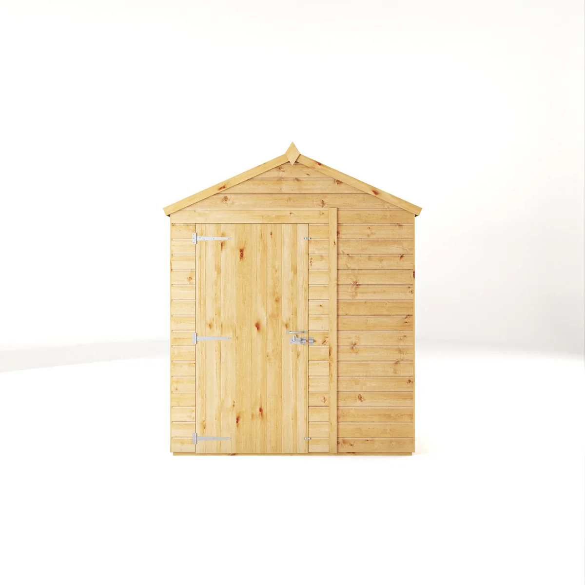 Mercia Woodsman 10' 1" x 6' 2" Apex Shed - Premium Dip Treated Shiplap - Styrene Windows - Image 10