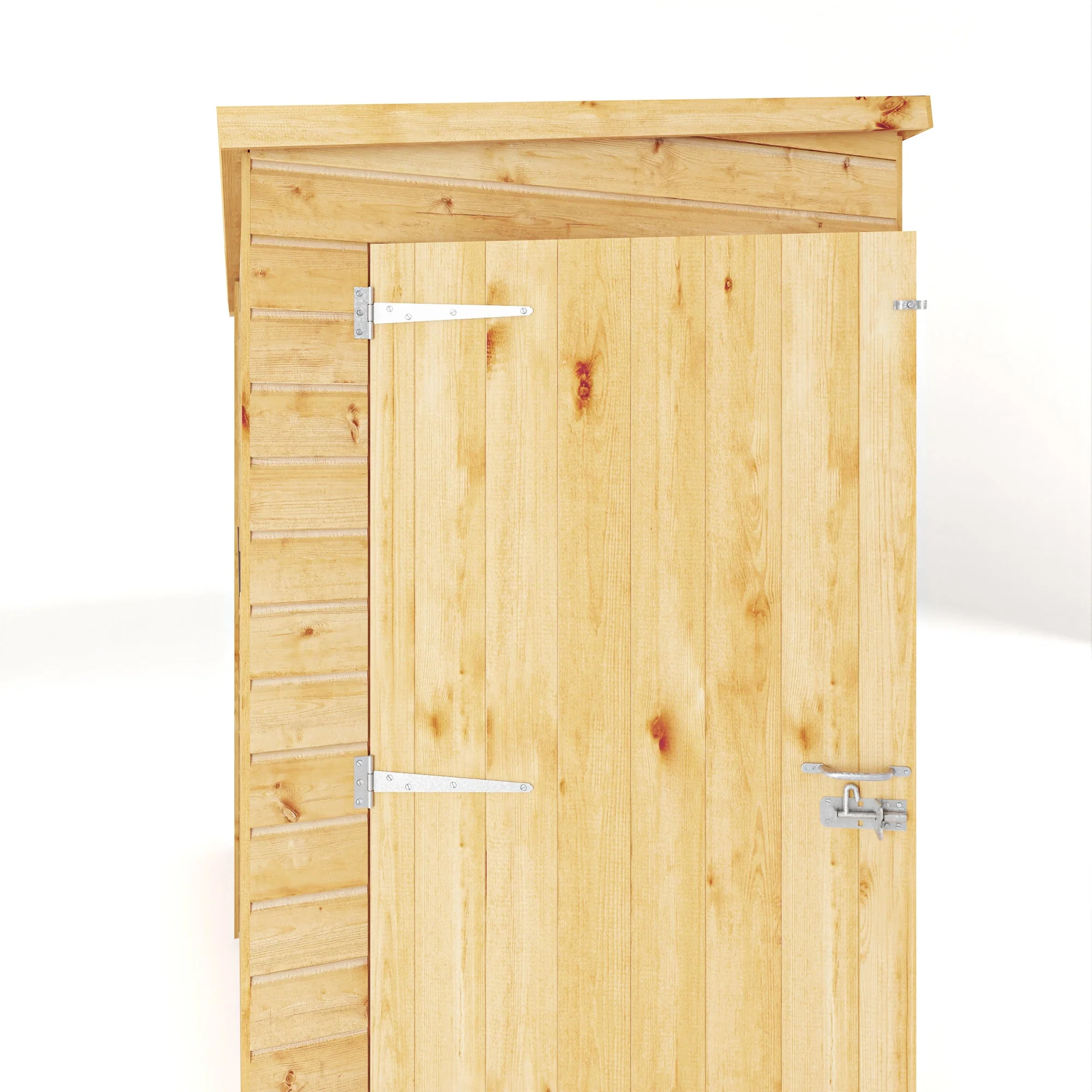 Mercia Woodsman 6' 5" x 4' 2" Pent Shed - Premium Dip Treated Shiplap - Styrene Windows - Image 6