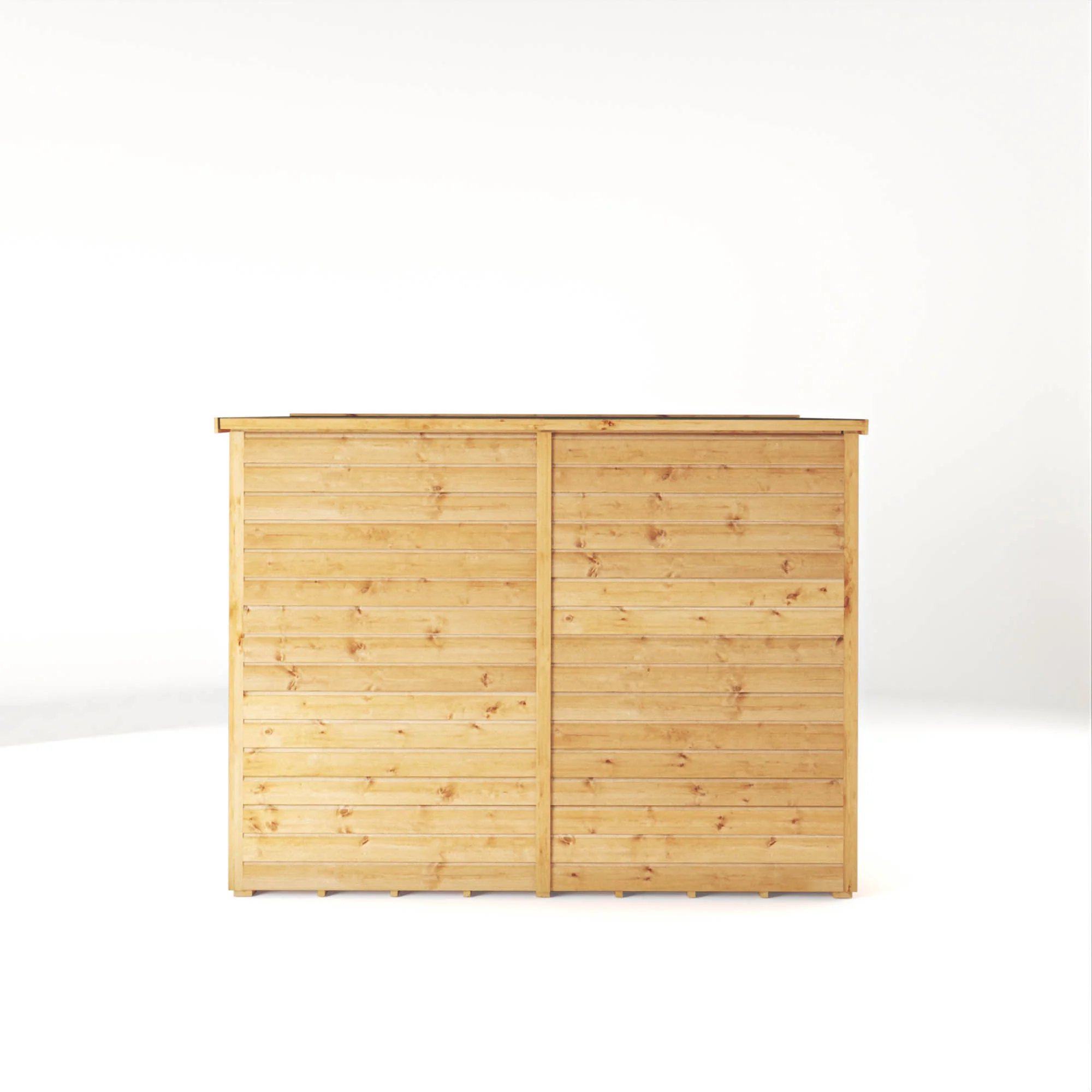 Mercia Woodsman 8' 4" x 8' Apex Combi Greenhouse Shed - Premium Dip Treated Shiplap- Styrene Windows - Image 3