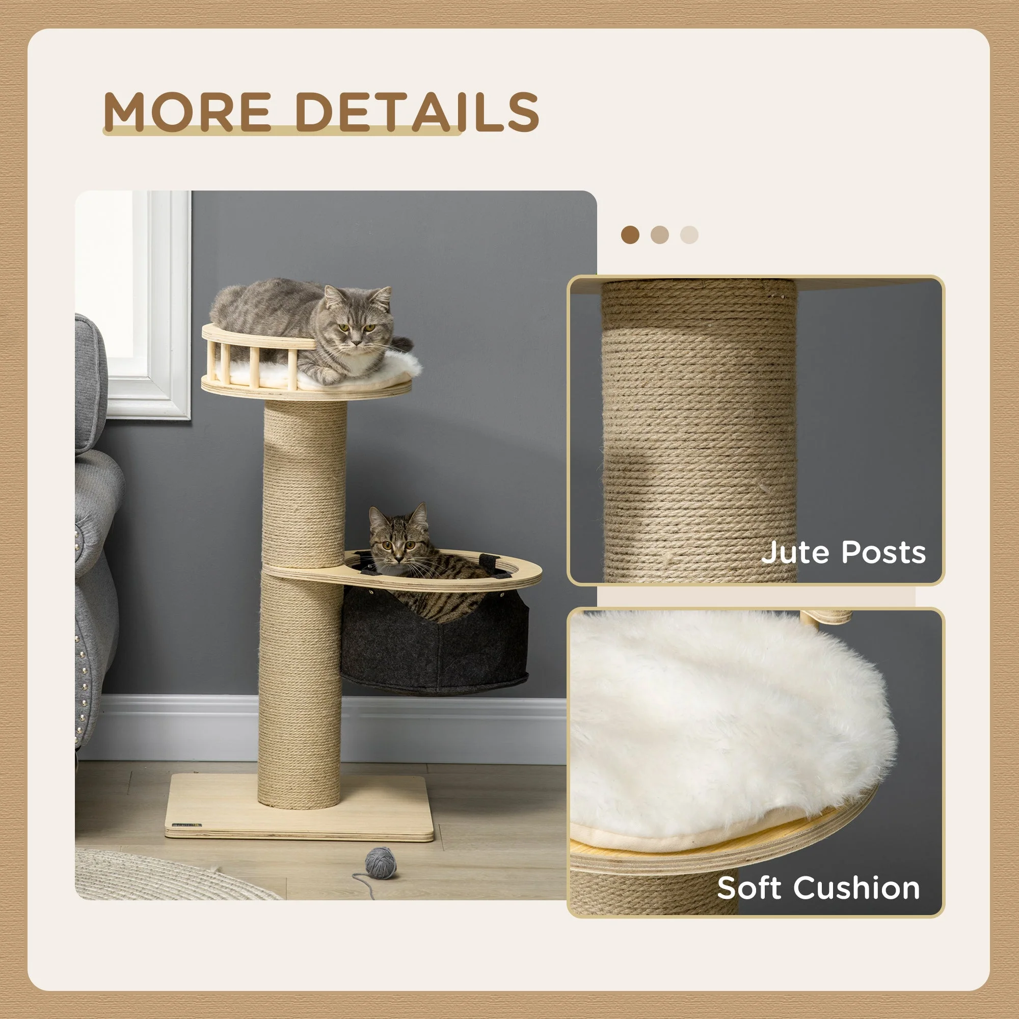 PawHut Cat Tree - Image 2