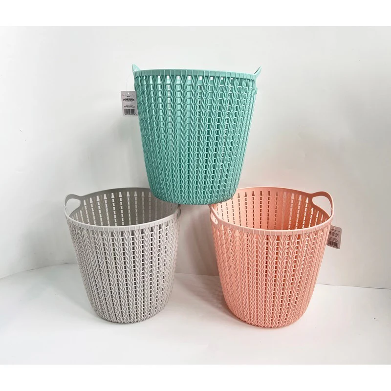 Plastic Basket 19.5 Litres - Pink by EA Living - Image 3