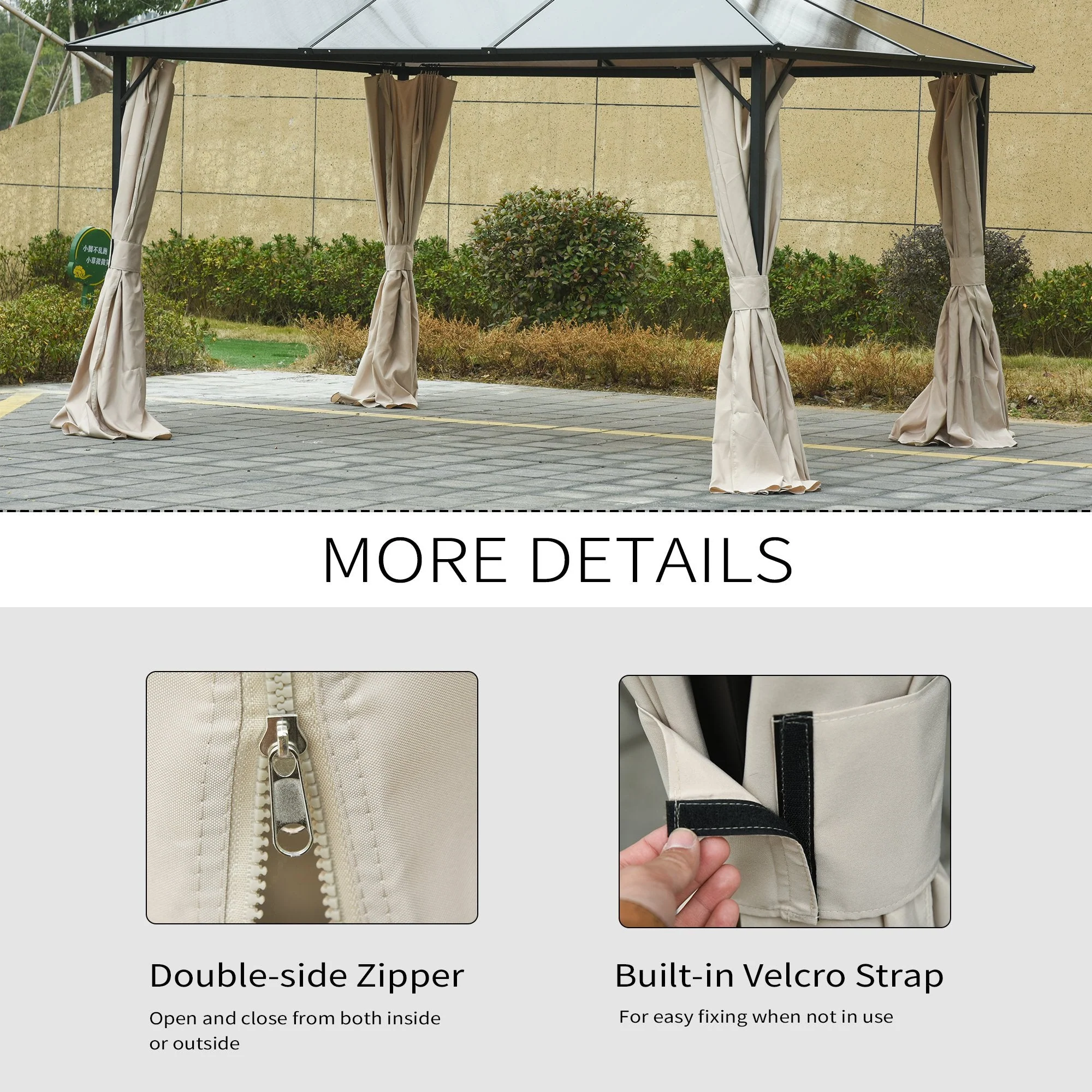 Replacement Gazebo Curtains - Image 5