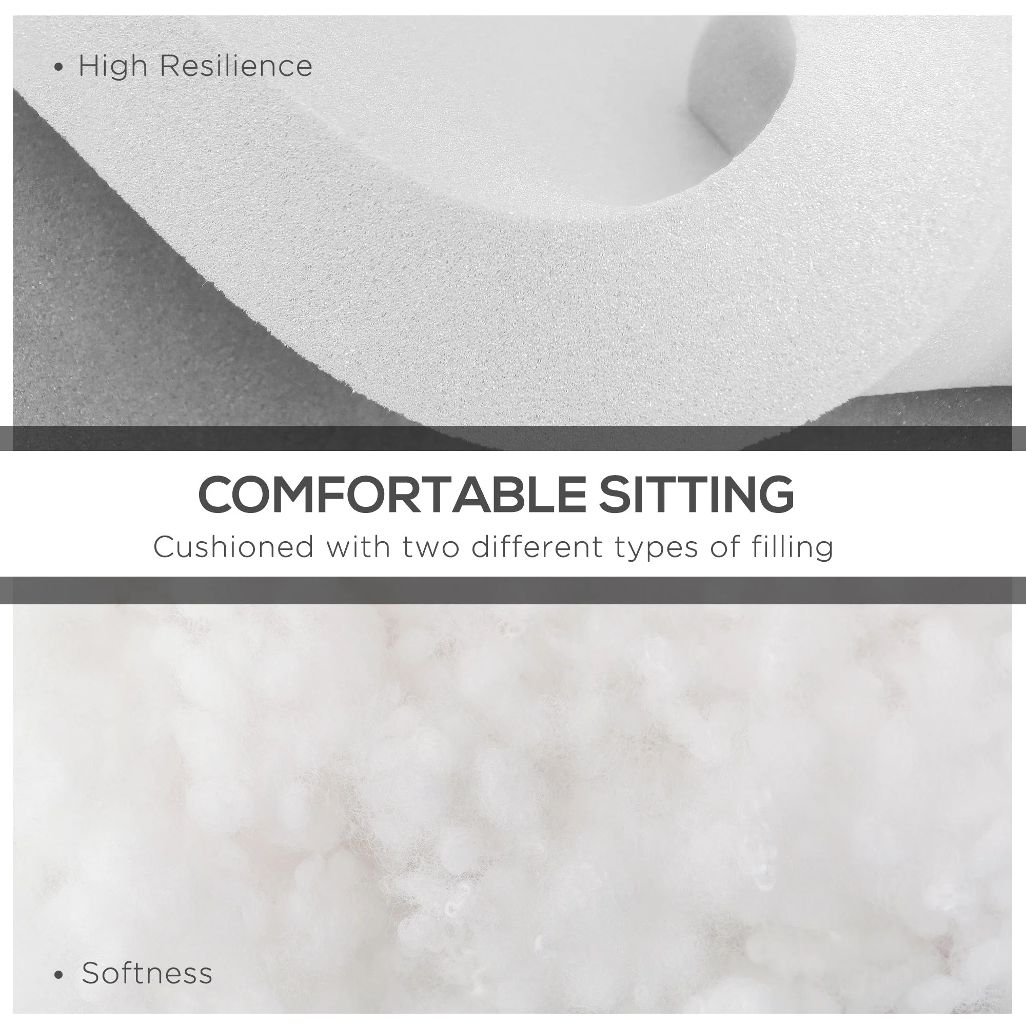 Set of 4 Garden Seat Cushion with Ties - Image 3
