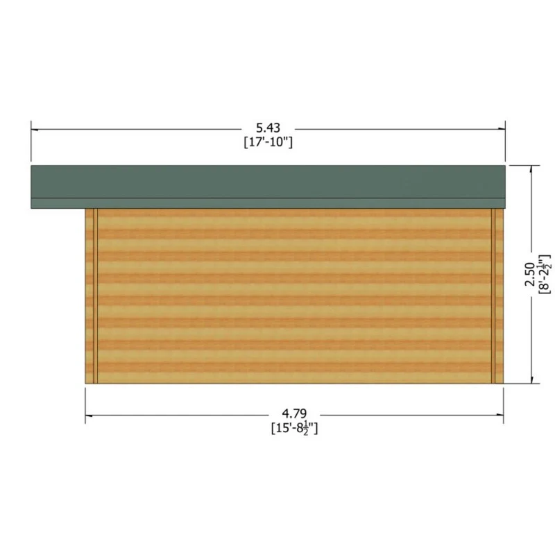 Shire Argyll 11' 9" x 15' 8" Apex Log Cabin - Premium 28mm Cladding Tongue & Groove - Image 8