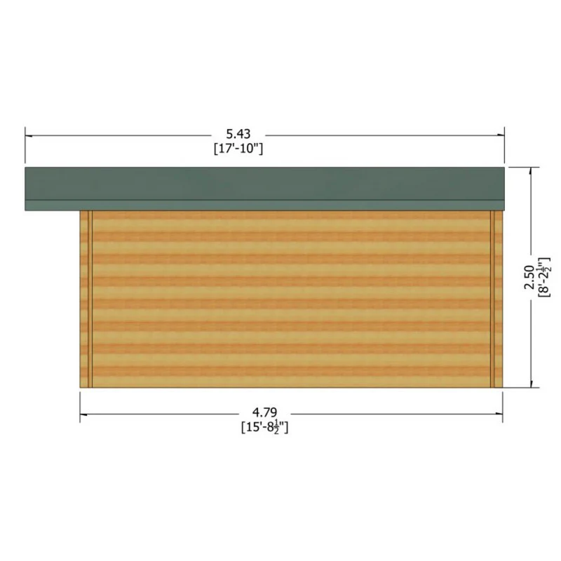 Shire Argyll 15' 6" x 15' 8" Apex Log Cabin - Premium 34mm Cladding Tongue & Groove - Image 8