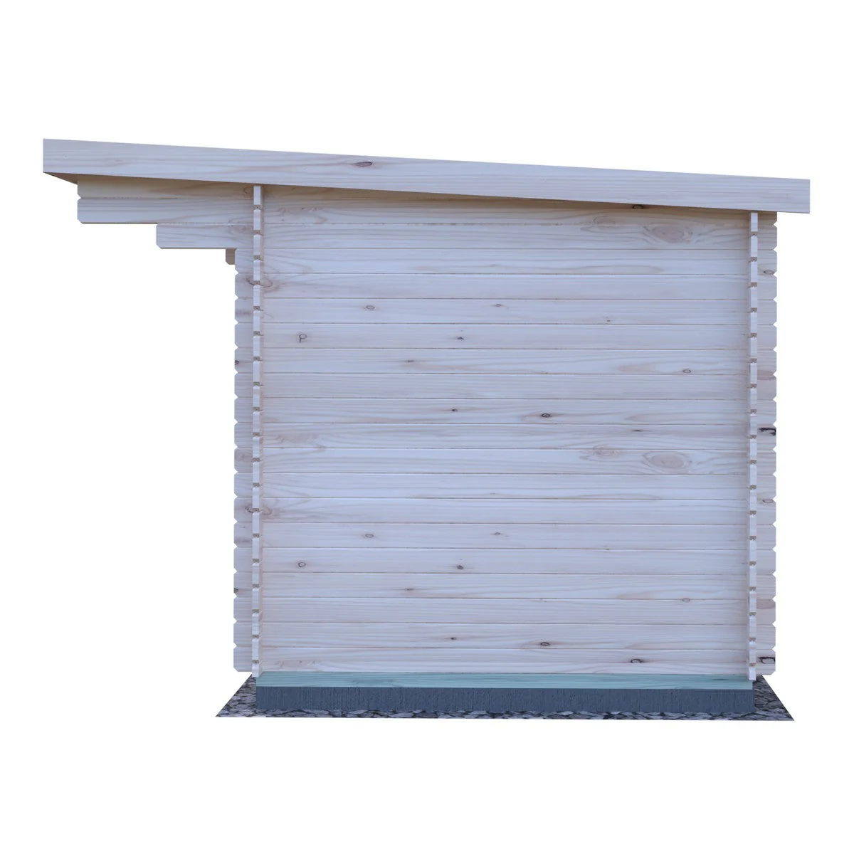 Shire Belgravia 7' 10" x 11' 9" Pent Log Cabin - Premium 70mm Cladding Tongue & Groove - Image 7