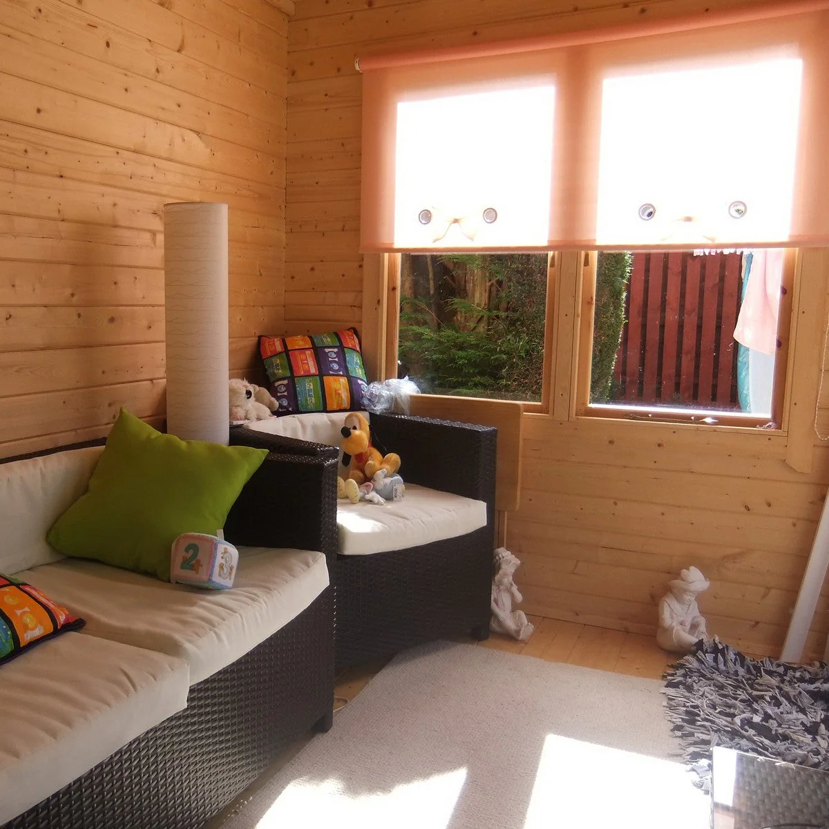 Shire Belgravia 9' 9" x 9' 9" Pent Log Cabin - Premium 70mm Cladding Tongue & Groove - Image 5