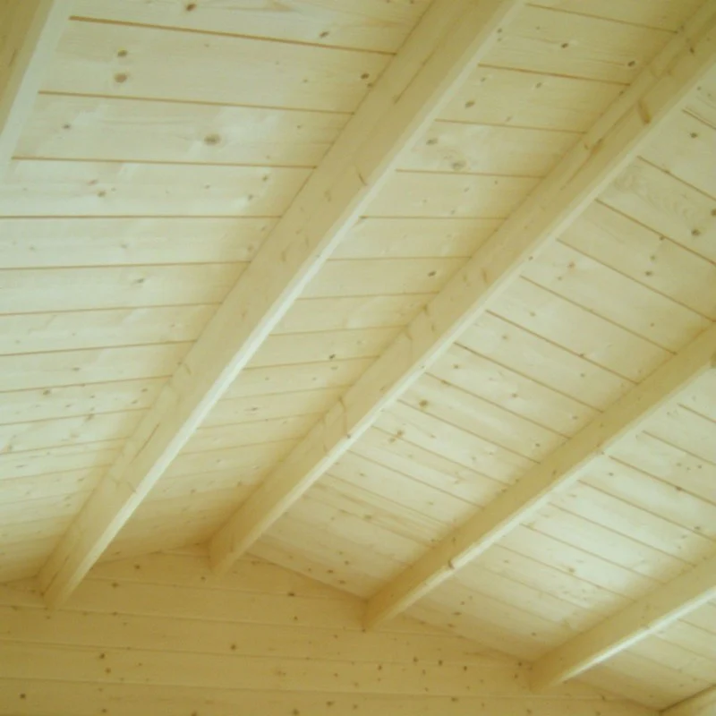 Shire Bucknells 9' 9" x 13' 8" Apex Log Cabin - Premium 28mm Cladding Tongue & Groove - Image 3