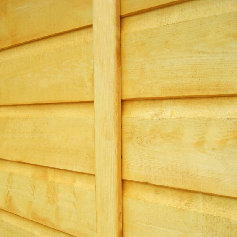 Shire Crib 6' 10" x 8' Offset Apex Children's Playhouse - Premium Dip Treated Shiplap - Image 2