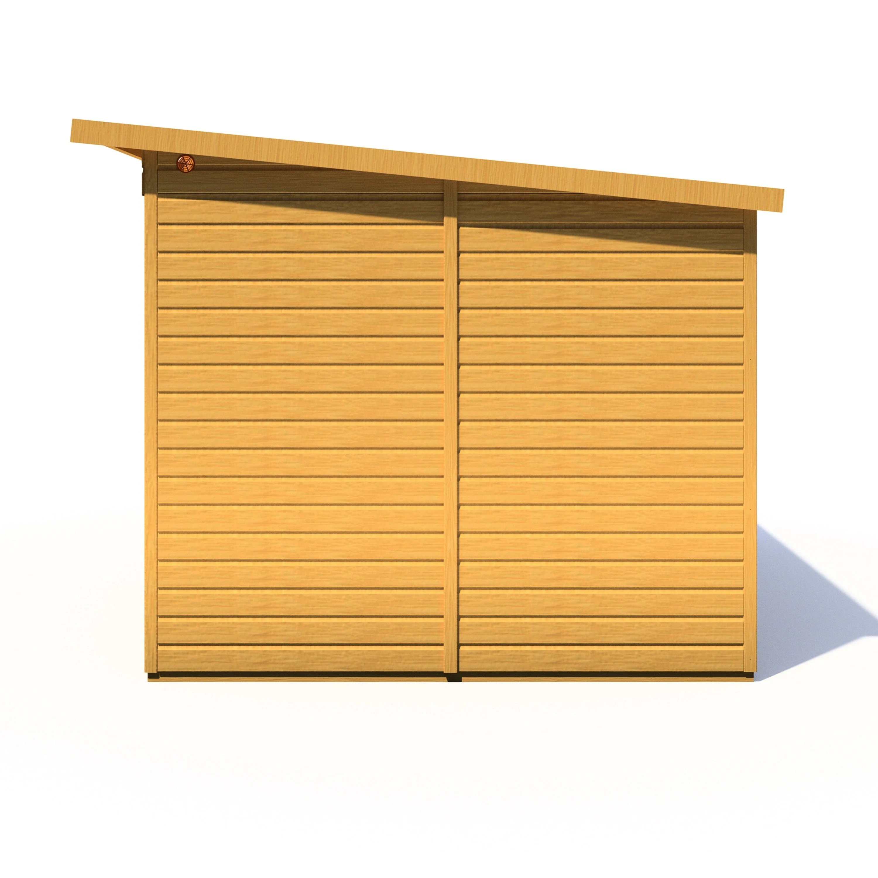 Shire Lela 7' 9" x 15' 7" Pent Summerhouse with Side Shed - Premium Dip Treated Shiplap - Image 9