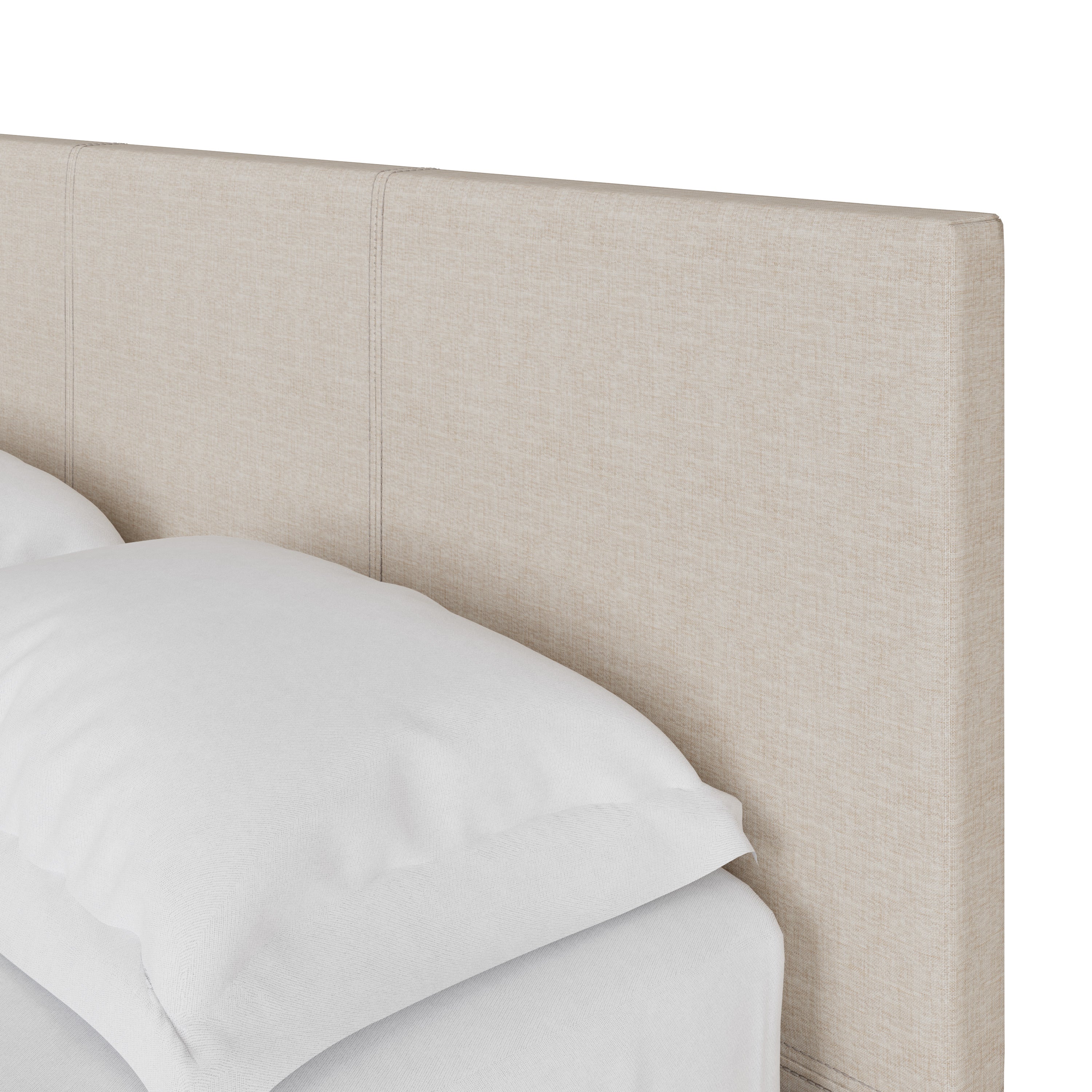 Side Lift Small Double Ottoman Bed Metal & Wood Natural 4 x 7ft - Image 5