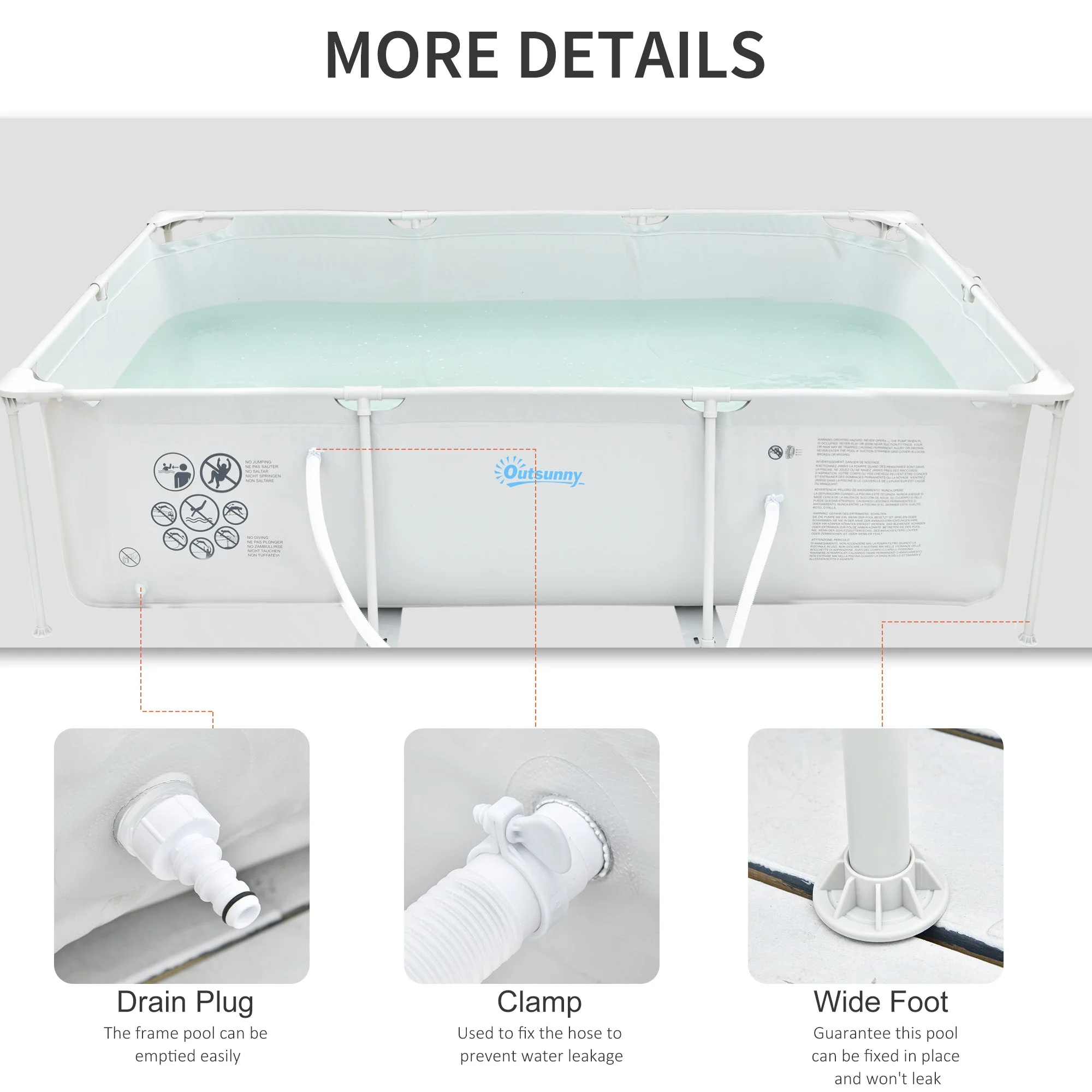 Steel Frame Pool with Filter Pump - Image 7