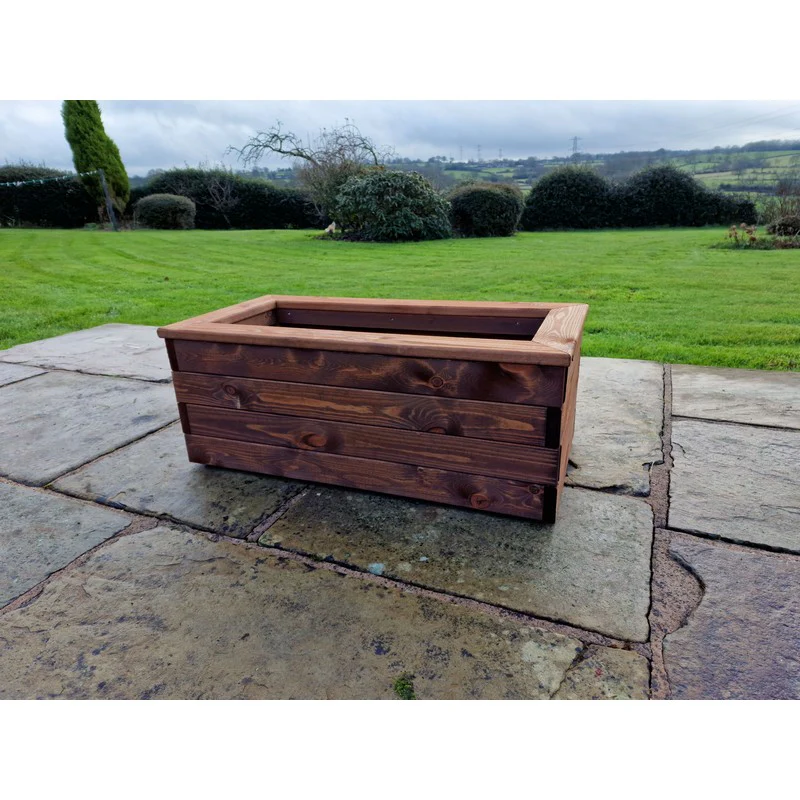 Swedish Redwood Garden Trough Planter by Churnet Valley - Image 5