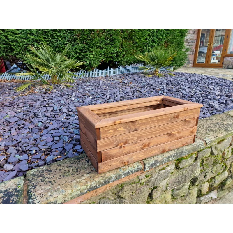Swedish Redwood Garden Trough Planter by Churnet Valley - Image 4