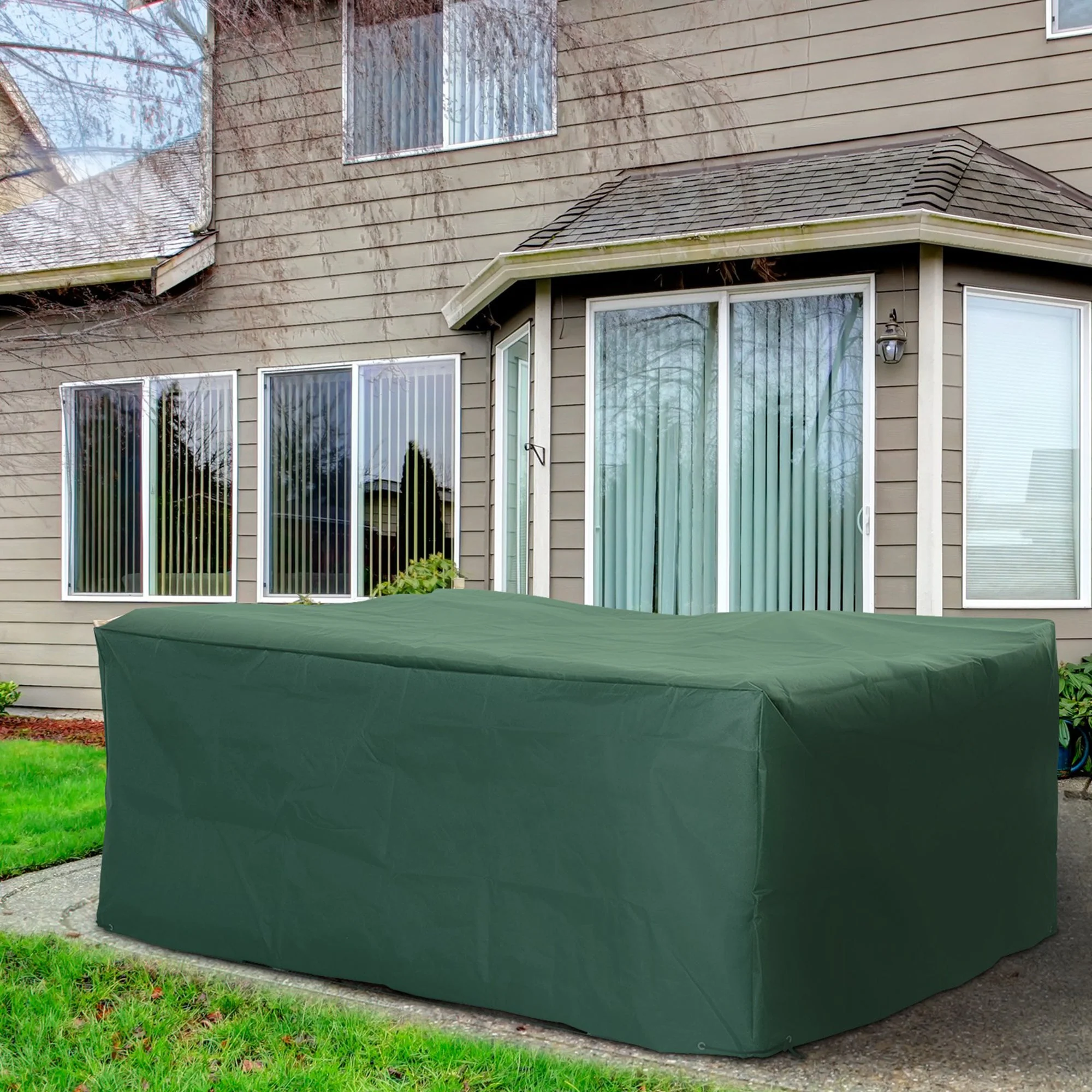 UV/Rain Protective Rattan Furniture Cover Waterproof Garden Cover - Image 7