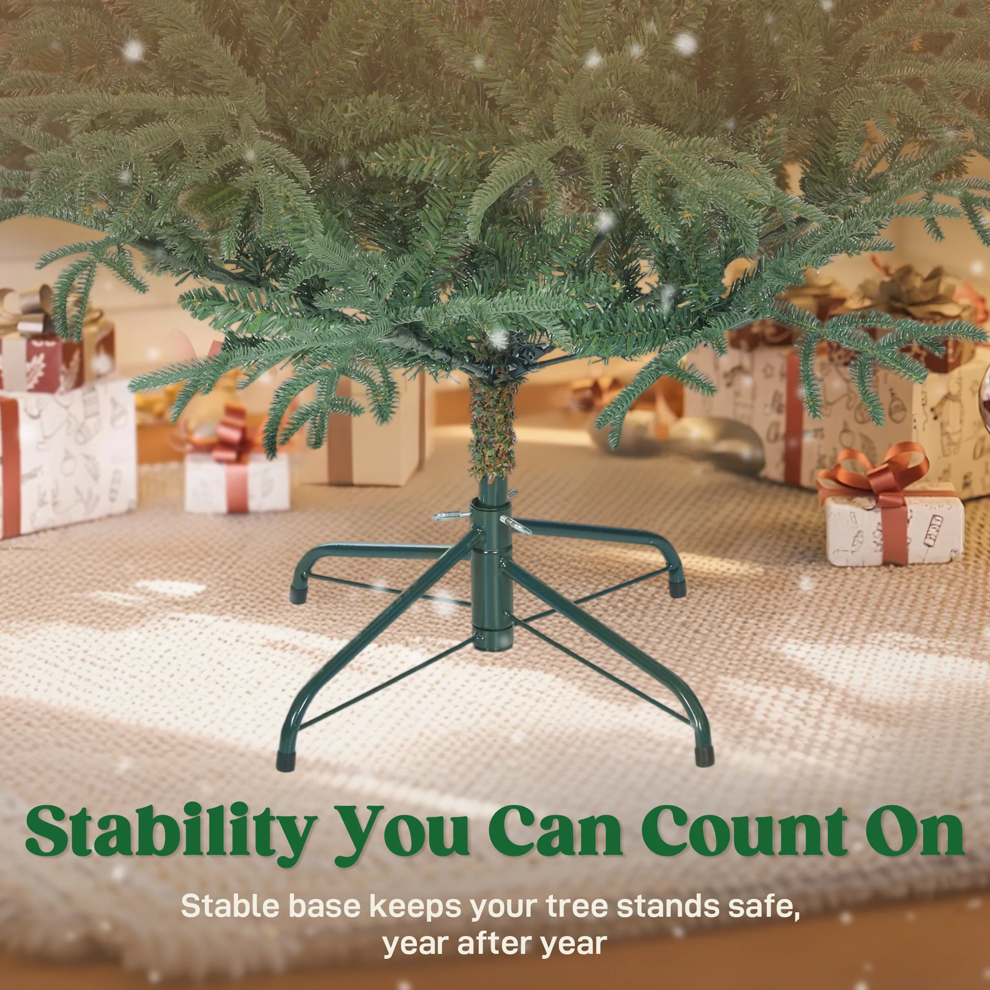 6ft Full Spruce Christmas Tree Artificial -  1814 Tips - Image 8